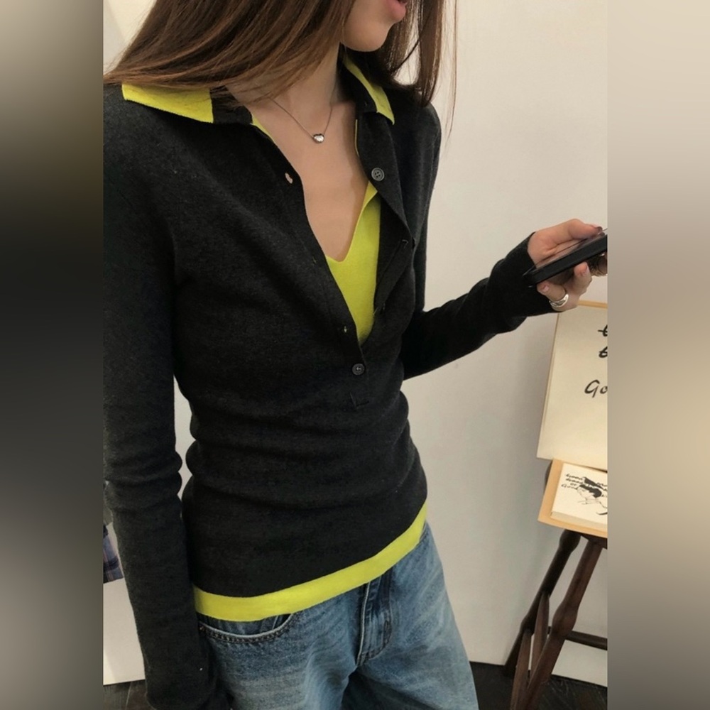 Knitted Polo Shirt